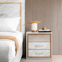 ราคา SB Design Square POSH ATELIER ตู้ข้างเตียง รุ่น Kamaria สีขาว 50x40x50 ซม (21293621973)