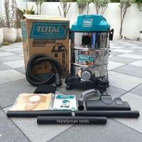 ราคา TOTAL เครื่องดูดฝุ่น 1300W รุ่น TVC13301 ดูดน้ำ ดูดแห้ง ความจุถัง 30 ลิตร รุ่น TVC13301 พร้อมอุปกรณ์เสริมตามรูป (22723364863)
