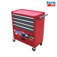 ราคา TEXAS BULL ตู้เก็บอุปกรณ์เเบบเข็นได้ ตู้เครื่องมือรถเข็นมินิ 4ลิ้นชัก สีแดง สีน้ำเงิน TX 39678 (22440671686)