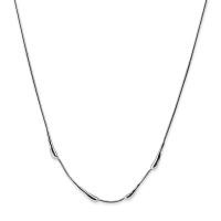 ราคา Patiara Droplet ing Necklace สร้อยคอดีไซน์หยดน้ำ เงินแท้ชุบทองคำขาว (22279661641)