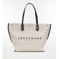 ราคา Longchamp new Roseau canvas bag large long handle one shoulder handbag shopping bag tote bag (9291329571)