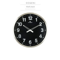 ราคา DOGENI นาฬิกาแขวน WNM009SL นาฬิกาแขวนผนัง จัมโบ้ อลูมิเนียม ดีไซน์เรียบหรู (820096641)
