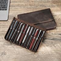 ราคา Hiram เคสปากกาทำมือหนังแท้3 6 12ช่องใส่ปากกากล่องปากกาด้ามไม้ไปโรงเรียนกล่องเครื่องเขียนที่จับปากกา (21430887854)