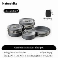 ราคา Naturehike ตั้งแคมป์ชุดเครื่องครัว ชุดอาหารค่ำ กาต้มน้ำทำอาหาร เดินทางบนโต๊ะอาหาร กลางแจ้งเดินป่าปิกนิกหม้อ (22035170664)