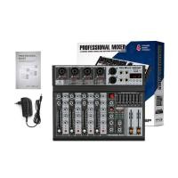 ราคา NewBaxs เครื่องผสมเสียง เครื่องผสมมืออาชีพ 4 channel MX04BT เครื่องผสมสัญญาณ EQ ผล 16DSP สัญญาณ USB บลูทูธ MP3 เครื่องขยายเสียง KTV เครื่องขยายเสียง (21053125243)