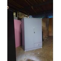 ราคา ตู้เสื้อผ้าทรงเตี้ย80ซม 2ประตู ไม้MDF กว้าง80ซม สูง130ซม ลึก48ซม (22309241748)