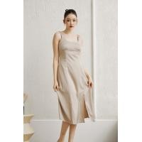 ราคา dressaffair Chloe midi dress เดรสแขนกุดผ้าซาตินทรงเอ (23000239630)
