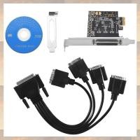 ราคา PCI E Serial Port Card Pcie to 4 Serial Port RS232 9 Pin Industrial Control 4 Port Expansion Card AX99100 with Cable (22096153175)