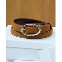 ราคา beforesunset studio Sphere suede belt เข็มขัดหนังกลับแท้ ดีเทลเดินด้าย หัวเข็มขัดทรง Oval ปั๊มโลโก้ (22846612009)
