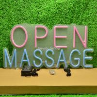 ราคา ป้ายไฟLED ป้ายไฟนีออน ป้ายไฟอะคริลิค ป้ายไฟหน้าร้าน ป้ายไฟ OPEN MASSAGE แบบเสียบปลั๊กไฟ ป้ายไฟตกเเต่งร้าน (21355996082)