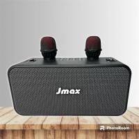 ราคา ลำโพงบลูทูธJMAX ร้องคาราโอเกะครบชุด เสียงดี เบสแน่น แถมฟรีไมค์ลอย2ตัว ขนาดพกพา มาพร้อมสายหิ้ว (21315145573)