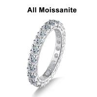ราคา แหวนเพชรโมอีสทรงกลม3Mm 18K แหวนหมั้นเครื่องประดับงานแต่งงาน925เงินสเตอร์ลิงชุบทองคำขาวสำหรับผู้หญิงผู้ชาย (21692691804)