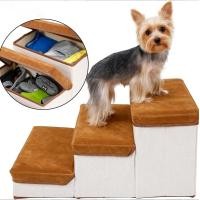 ราคา HR1 บันไดสัตว์เลี้ยง บันไดสุนัข แบบพับได้ พกพาสะดวก เปิดเก็บของได้ บันไดหมา บันไดขึ้นเตียง บันไดสำหรับสุนัขเล็ก (22816049724)
