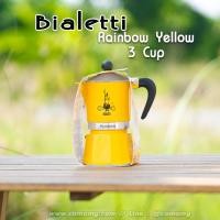 ราคา Bialetti หม้อต้มกาแฟ Moka Pot รุ่น Rainbow ขนาด3Cup ของแท้100 (7887189103)