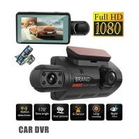 ราคา Dual Lens Dash Cam Car DVR Front and Inside Camera Video Driving Recorder Parking Monitor Night Vision G Sensor 1080P (22790398777)