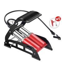 ราคา ที่เติมลมยางรถ 2 กระบอกสูบ สีดำ สูบลมรถมอไซค์ สูบลมล้อรถ ที่สูบลม ที่เป่าลมลูกบอล ใช่งานง่าย 160PSI ที่สูบลมจักรยาน ที่ปั๊มเท้า สูบลมพกพา ปั๊มลม แบบ เหยียบ (22956829653)