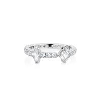 ราคา Glintz Le Jardin แหวนเงินแท้ฝังด้วยพลอย cz (20581652866)