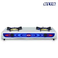 ราคา OTTO เตาแก๊สสแตนเลสหัวคู่ รุ่น GS 872 ใช้แก๊ส L P G หัวเตาทำจากทองเหลือง (19249022379)