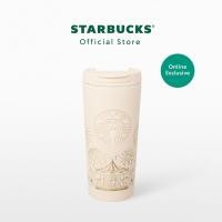 ราคา Starbucks Stainless Steel Carnival Golden Beige Tumbler 12oz ทัมเบลอร์สตาร์บัคส์สแตนเลสสตีล ขนาด 12ออนซ์ A11160251 (22999685400)