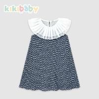 ราคา 110 150 พร้อมส่งเดรสสีกรม ดีนีม ใส่ออกงาน สำหรับเด็กผู้หญิง ชุดเด็กโต KP0277 (22572745615)