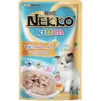 ราคา ยกลัง 48 ซอง Nekko อาหารแมวเปียกยกลัง งดคละรส ขนาด 70 กรัม (23094628928)