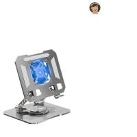 ราคา ขาตั้งแล็ปท็อปพร้อมที่วางแบบยกแล็ปท็อปปรับได้พัดลมทำความเย็นพร้อมฐานหมุน360 แท่นระบายความร้อนแล็ปท็อปพับเก็บได้สำหรับโต๊ะ (22837392578)