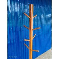 ราคา เสาไม้สัก แขวนหมวก กระเป๋า เสื้อผ้า ไม้แขวนหมวก ที่แชวนเสื้อผ้า เสาไม้แขวนเอนกประสงค์ (17257297307)