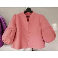 ราคา เสื้อผ้าฝ้ายคอปืนแขนบอลลูน (19830582698)