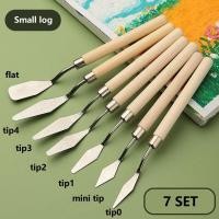 ราคา Rex TT 7Pcs Set เกรียงเล็ก เกรียงปาดสี เกรียงวาดภาพ Palette Crafts Art Knife Tools Spatula Mixing Artist Painting Steel Stainless (21595591020)