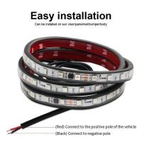 ราคา ไฟเส้น Led ลำแสงไฟวิ่ง 12V 24V สำหรับตกแต่งรถตู้รถบรรทุกหลอดไฟเพิ่มบรรยากาศหลากสียืดหยุ่นได้แต่งรถ (23087570152)