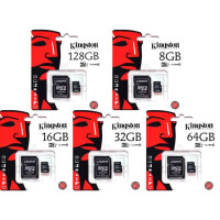 ราคา กล้องวงจรปิด 360wifi TF CARD เมมโมรี่การ์ดหน่วยความจำKingston Memory Card Micro SD 32 64 128GB 256GB คิงส์ตัน เมมโมรี่การ์ด SD Card (22419584366)