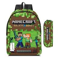 ราคา Minecraft New Minecraft กระเป๋านักเรียนนักเรียน Crawler กุลีกลัวกระเป๋าเป้สะพายหลังแฟชั่นอินเทรนด์ (22743751837)
