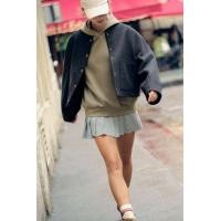 ราคา เสื้อคลุม Zara Woman Wool Blend Bomber Jacket (22969296729)