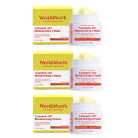 ราคา 5pcs West Month ครีมปรับผิวขาวขมิ้นและวิตามินซี ครีมฟอกขาวใต้วงแขนเพื่อความชุ่มชื้น ขาวกระจ่างใส บำรุงผิวขาวที่ขา เข่า และจุดซ่อนเร้น 60ml (23087766631)