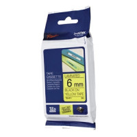 ราคา เทปพิมพ์อักษร TZE 611 631 6 12 มม สีดำพื้นเหลือง Brother TZ (22627389956)