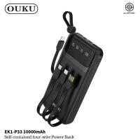 ราคา พาวเวอร์แบงค์ OUKU P33 P34 P38 Powerbank แบตสำรอง 10000mAh 20000mAh 30000mAh มีสายชาร์จในตัว (22489212259)
