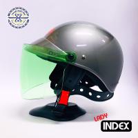 ราคา หมวกกันน็อค Index Lady สีเทา มีแว่นให้เลือกหลายสี (5138758880)