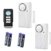 ราคา ของแท้พร้อมส่ง ระบบ สัญญาณกันขโมย สัญญาณติดประตู ไร้สาย Door Windows alarm และโหมด กริ่งประตู ไร้สาย 2 in 1 ร้องเตือนระดับเสียง 130 dB ติดประตูหน้าต่างบ้าน (20720756459)