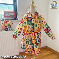 ราคา พร้อมส่งในไทย เสื้อกันฝน ชุดกันฝน เด็ก Rain Coat ลาย mikihouse มิกิเฮ้าท์ B240703086 (22446043574)