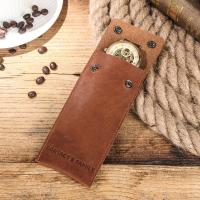 ราคา กระเป๋าเก็บนาฬิกาวินเทจสายหนังแท้แบบพกพาสำหรับเดินทางแนววินเทจทำด้วยมือถุงใส่นาฬิกาเดียวกล่องเก็บนาฬิกาข้อมือ (1613594586)