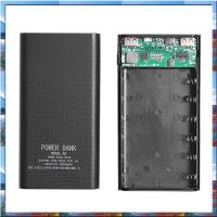 ราคา 18650 Battery Box 5V 2 1A LCD Display 20000MAh Power Board for 6X18650 Battery DIY Powerbank Case (22622668920)