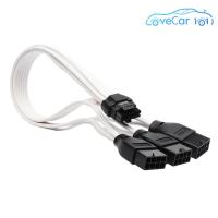 ราคา PCI e 5 0สายพ่วง30ซม 1ft การ์ดจอสายไฟอะแดปเตอร์โมดูล16Pin 12 4Pin ตัวผู้กับ3x8Pin ตัวเมียสำหรับ GPU RTX 3090Ti 4070Ti 4080 4090 (21366611470)