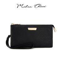 ราคา Milan Chiva รุ่น Zipper Wallets กระเป๋าสตางค์ใบยาวคล้องมือ แบบซิป ลายหนัง PU (22475743475)