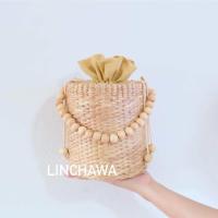 ราคา กระเป๋าทรงถัง ลายสานสวย ทรงกระบอก (20622750002)