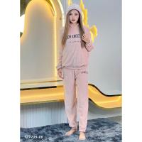 ราคา ชุดนอนผ้านาโน ชุดอุ่นนาโน ขนนิ่ม สีพื้น ชุดเซ็ท2ชิ้น กันหนาวผ้านุ่มใส่สบายชุดนอนผ้านาโน ถูกที่สุด TZ9705 (22690591600)