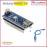 ราคา Arduino nano V3 พร้อมสาย mini USB controller compatible CH340 USB driver with CABLE NANO V3 0 electronic arduino IOT DIY project (636370444)