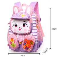 ราคา กระเป๋าเป้ลาย กระเป๋านักเรียนสำหรับเด็ก สัตว์การ์ตูนกระต่ายเสือ (21260673822)