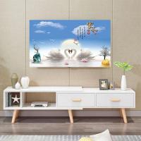 ราคา 2022 ใหม่ป้องกันฝุ่นทีวีผ้า 55 นิ้ว 65 นิ้ว 75 นิ้วDesktop Monitor TV Shield Nordicสไตล์บ้านผ้าป้องกัน (20060195148)