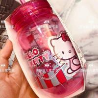 ราคา แก้วน้ำ แก้วน้ำพลาสติกลายการ์ตูน แบบมีหูจับ พร้อมฝาปิดและหลอด สินค้าพร้อมส่ง 4 ลาย ขนาด 450 ml (8842984220)