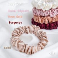 ราคา Ella Silk ยางรัดผมผ้าไหมมัลเบอร์รี่ ไซส์กลาง Ella Mulberry Silk Scrunchies Midi (12098656198)